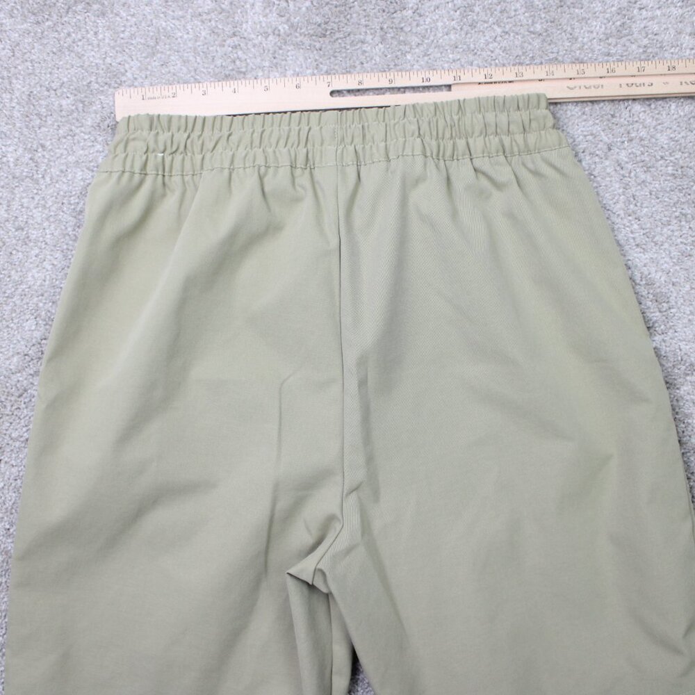 Nike Pants Womens Medium (30x28) Beige Sportswear Swoosh Woven Polyester Joggers - Picture 8 of 12